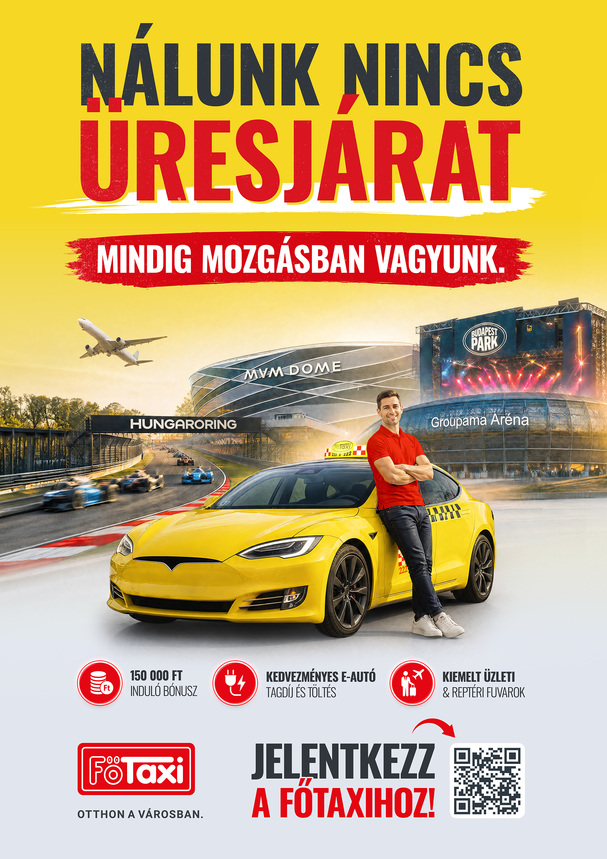Legyél taxis a Főtaxinál